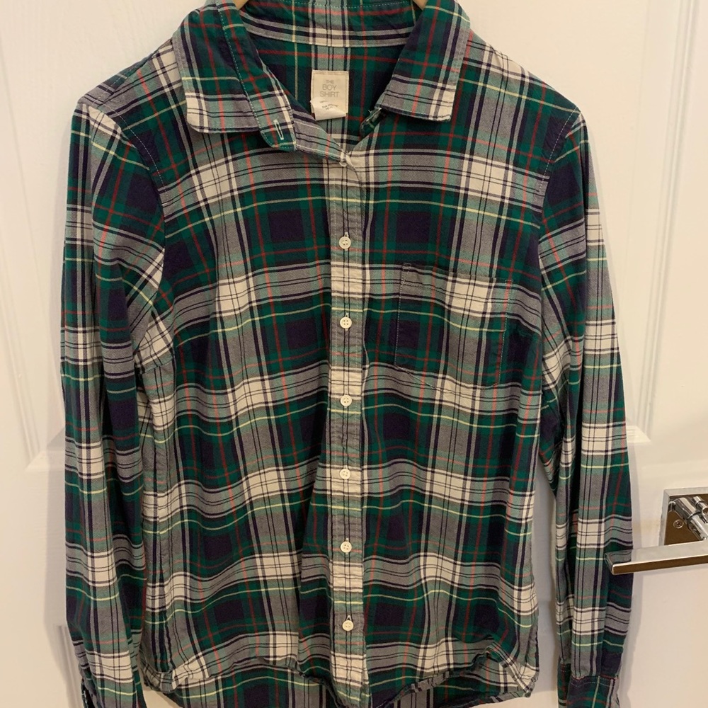 J.Crew Women’s Patterned Button Down